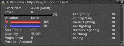 Signature for player ADM Vaelor