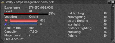 Signature for player Valky