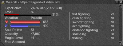 Signature for player Wescik